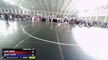 175 lbs Cons. Round 3 - Luke Sarich, ID vs Grady Cloyd, CA