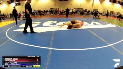 175 lbs Quarterfinal - Joshua Kelly, Staunton River vs Liam Malvar, River City Wrestling LLC