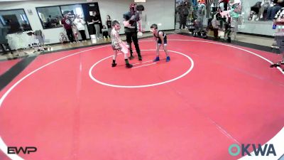 83 lbs Quarterfinal - Kaden Mann, Tiger Trained Wrestling vs Ryker Bishop, Salina Wrestling Club