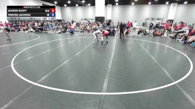 132 lbs Jaxson Scott, Kansas Blue vs Tristen Jackson, Arkansas
