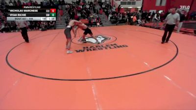 144 lbs Quarterfinal - Ryan Richie, EDWARDVILLE (HS) vs Nicholas Marchese, Crystal Lake (CENTRAL)