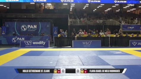 Flavia Isabel De Melo Rodrigues vs Hollie Gethsemane St. Claire 2026 Pan Jiu Jitsu IBJJF Championship