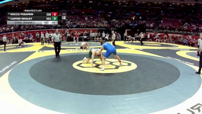 D1-190 lbs Cons. Round 2 - Rocco Pusateri, St. Xavier vs Carter Whaley, Oregon Clay