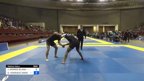 JONATHAN MORRIS BLANK vs GILBERTO HENRIQUE SARAIVA 2024 Pan IBJJF Jiu-Jitsu No-Gi Championship