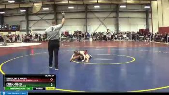 125 lbs Champ. Round 1 - Shailen Savur, Wesleyan University (Connecticut) vs Fred Luchs, Rhode Island College