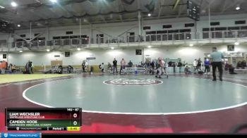 87 lbs Cons. Round 5 - Liam Wechsler, Whiteland Wrestling Club vs Camden Hook, Contenders Wrestling Academy