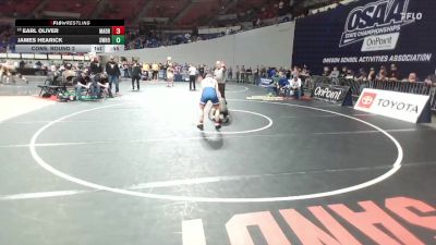 4A Boys 150 lbs Cons. Round 2 - Earl Oliver, Madras Boys vs James Hearick, Sweet Home Boys