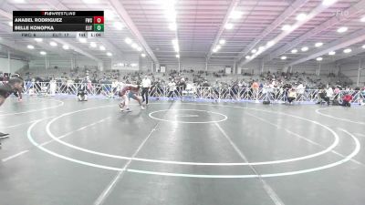 132 lbs Consi Of 4 - Anabel Rodriguez, Wrecking Crew Dream Crushers vs Belle Konopka, Elite NJ Black