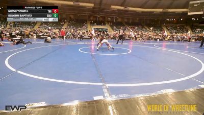 80 lbs Consi Of 32 #2 - Nixon Tidwell, Thoroughbred Wrestling Academy vs Elijohn Baptista, Goldenbacks