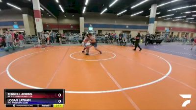 220 lbs Quarterfinal - Terrell Adkins, NB Elite Wrestling Club vs Logan Latham, Vici Wrestling Club