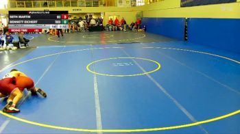 184 lbs Round 3 (6 Team) - Bennett Eichert, Triton College vs Seth Martin, North Idaho College