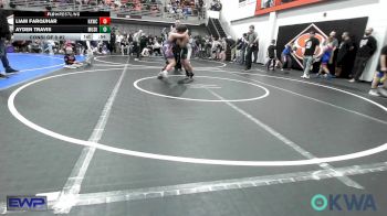 131 lbs Consi Of 8 #2 - Liam Farquhar, Keystone Kids Wrestling Club vs Ayden Travis, Muskogee Rougher Youth Wrestling