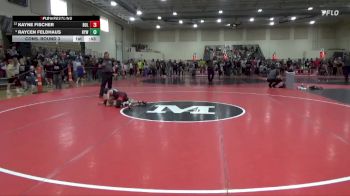 80 lbs Cons. Round 3 - Kayne Fischer, BOLD vs Raycen Feldhaus, Howard Youth Wrestling