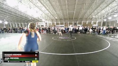 135 lbs Cons. Round 3 - Mykenzi Kremers, Herriman vs Josie Prevedel, Union