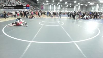 140 lbs 5th Place Match - Alexis Escobar, Thunder Mountain Wrestling Club vs Paige Powers, Reality Sports Wrestling Club