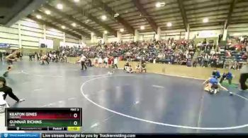 123 lbs Champ. Round 2 - Gunnar Richins, Lehi vs Keaton Gines, Fremont