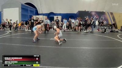 98 lbs Round 5 (8 Team) - Bryce Books, Ohio Storm vs Emilio Rodriguez, Jackson HS