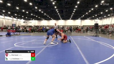 285 lbs Rd Of 32 - Logan Marissal, Harvard vs Jake Andrews, Cal State Bakersfield