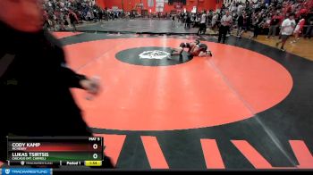 106 lbs Cons. Round 2 - Cody Kamp, McHENRY vs Lukas Tsirtsis, Chicago (MT. CARMEL)