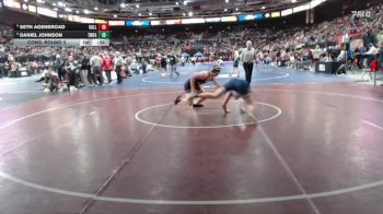 5A 165 lbs Cons. Round 3 - Daniel Johnson, Twin Falls vs Seth Agenbroad, Vallivue
