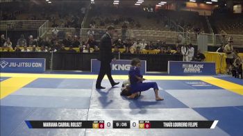 Thaís Loureiro Felipe vs Mariana Cabral Rolszt 2025 Pan Jiu Jitsu IBJJF Championship