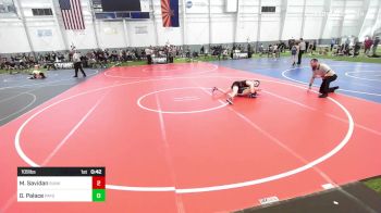 109 lbs Round Of 16 - Mason Savidan, Sunkist Kids/Monster Garage vs Gage Palace, Payson WC