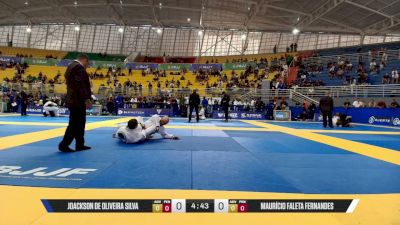 Maurício Faleta Fernandes vs Joackson De Oliveira Silva 2026 Brasileiro Jiu-Jitsu IBJJF