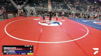 53 lbs Cons. Round 1 - Brekken Hintz, Green River Grapplers Wrestling vs Billy Hoopes, Windy City Wrestlers