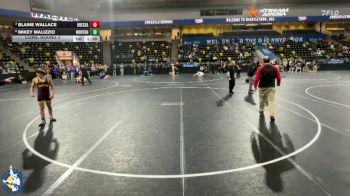 132 lbs Cons. Round 3 - Mikey Malizzio, Lombard (Montini) vs Blaine Wallace, Odessa