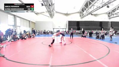 100 lbs Rr Rnd 1 - Amelia Peterson, Lady Assassins vs Alyssa Mansharamani, Cordoba Trained Girls