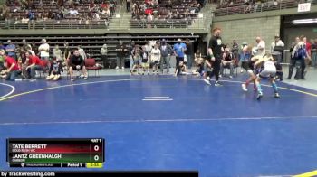 67 lbs Cons. Round 1 - Jantz Greenhalgh, Carbon vs Tate Berrett, GOLD RUSH WC