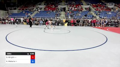 138 lbs Rnd Of 256 - Spencer Wright, WY vs Kaysom Mataria, PA