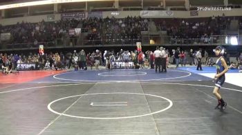 57 lbs Round Of 32 - Kaleb Valdez, El Paso WildCats vs Vicente Madrid, Capital City Jr Wrestling