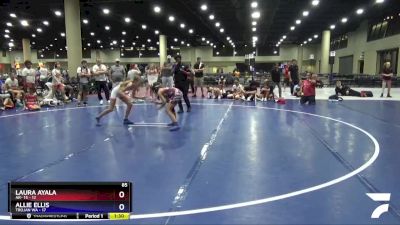 85 lbs Placement (4 Team) - Allie Ellis, Trojan WA vs Laura Ayala, AR- 15