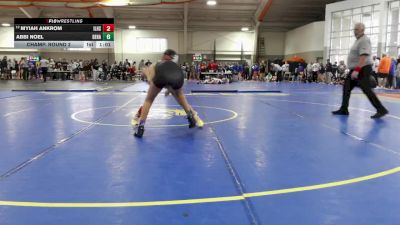 120 lbs Champ. Round 2 - Abbi Noel, Delaware Hayes vs Myiah Ankrom, Indian Lake High School