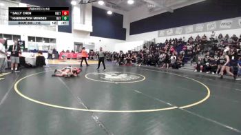 115 lbs Cons. Round 3 - Kherington Mendes, Mayfair vs Sally Chen, Westminster