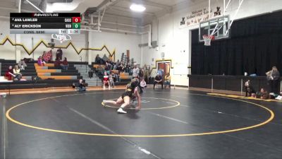 140 lbs Cons. Semi - Ava Lawler, Cascade vs Aly Erickson, Vinton-Shellsburg