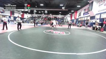 285 lbs 5th Place Match - Dayne Dalmas, Yorba Linda vs George Sixto, Trabuco Hills