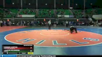 152 lbs Quarterfinal - Landon McLendon, Lincoln vs Conner Horton, Mortimer Jordan HS