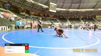 100 lbs 5th Place - Karter Walker, Nixa Youth Wrestling vs Cameron Carter, Callan Wrestling Academy