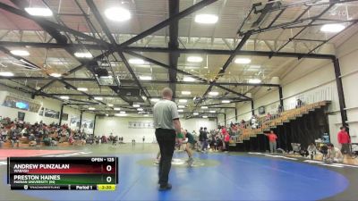 125 lbs Cons. Semi - Preston Haines, Marian University (IN) vs Andrew Punzalan, Wabash