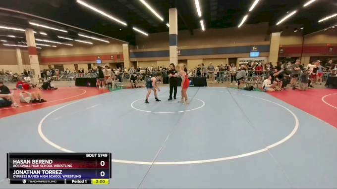 138 lbs Cons. Round 2 - Hasan Berend, Rockwall High School Wrestling vs ...
