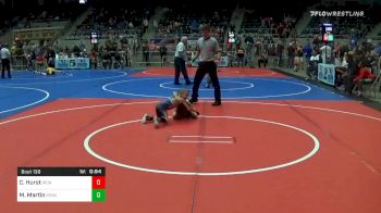 43 lbs Quarterfinal - Cannon Hurst, Ironman Wrestling vs Mayson Martin, StandFast Wrestling