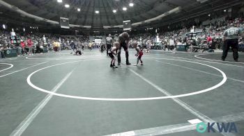 40 lbs Consi Of 16 #2 - Brantley Hendricks, Claremore Wrestling Club vs Theodore Gibson, Team Nomad