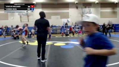 100 lbs Champ. Round 3 - Statlyn Williams, Sublime Wrestling Academy vs Corbin Silva, Kuna Klub