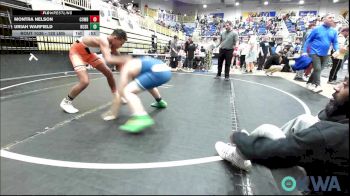 120 lbs Consi Of 4 - Montra Nelson, Cowboy Wrestling Club vs Uriah Warfield, Huskey Wrestling Club