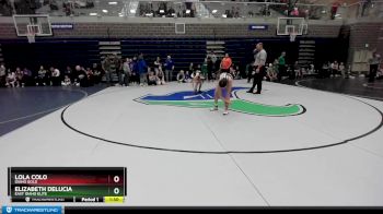 105 lbs Round 3 - Elizabeth Delucia, East Idaho Elite vs Lola Colo, Idaho Gold