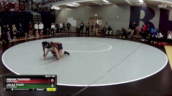 100 lbs. Champ. Round 2 - Cecile Puati, St. Charles vs Ariana Thomsen, North Point