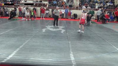 90_B lbs Round Of 16 - Kingston Garner, Trinity vs Connor Cunningham, Stroudsburg