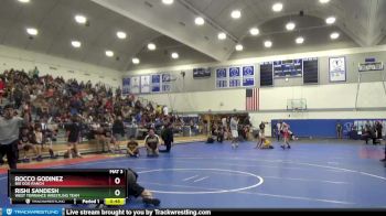 126 lbs Champ. Round 2 - Rocco Godinez, Big Dog Ranch vs Rishi Sandesh, West Torrance Wrestling Team